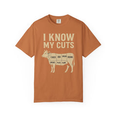Funny Cow Cuts Unisex T-Shirt - Gift for Meat Lovers, BBQ Parties