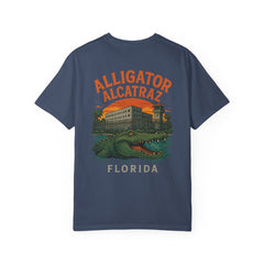 Alligator Alcatraz T-Shirt, Vintage Style Tee, Florida Souvenir Shirt, Unisex Graphic Top, Comfortable Casual Wear