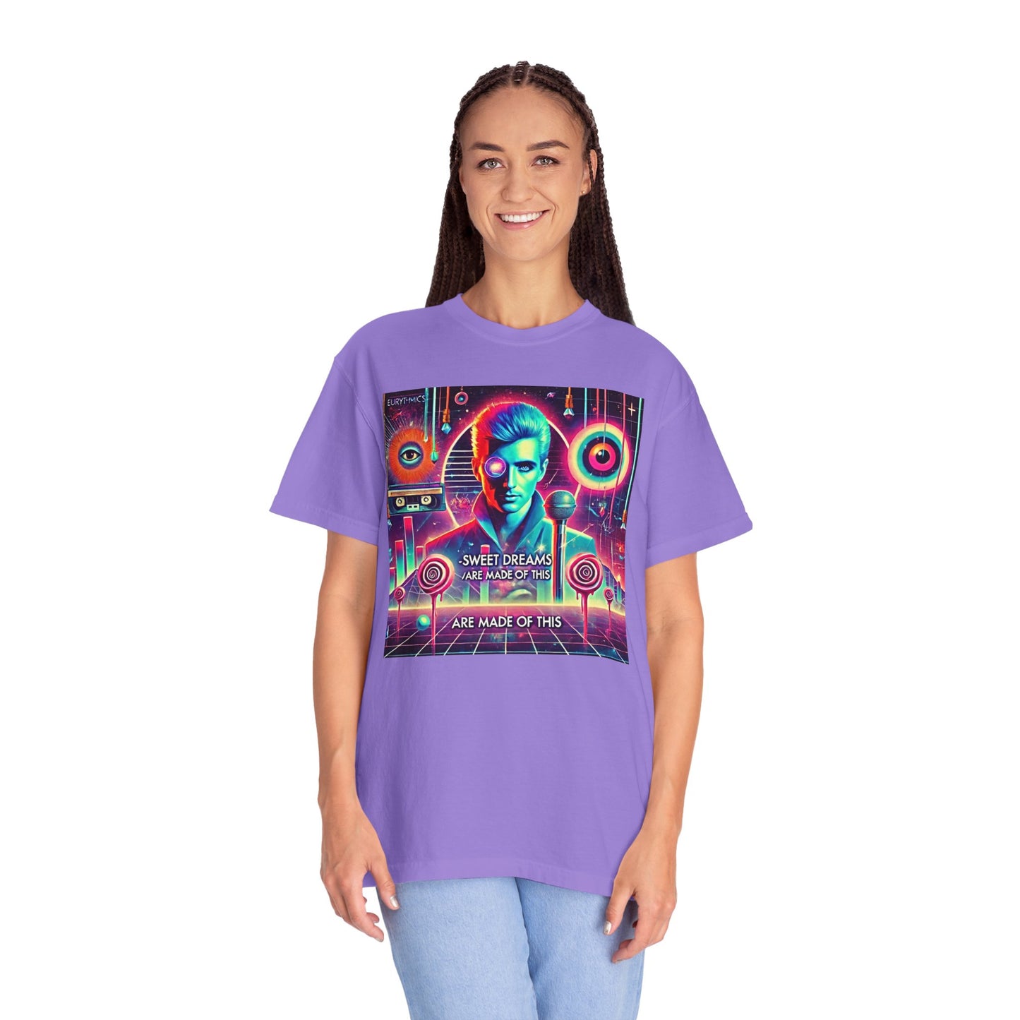 80s Music Sweet Dreams Are Made Of This  - Graphic Comfort Colors Garment Dyed Shirt