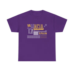 Valencia Spain Cities of The World Series Unisex Heavy Cotton Tee