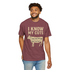 Funny Cow Cuts Unisex T-Shirt - Gift for Meat Lovers, BBQ Parties
