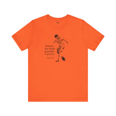 Terry Fox Inspirational Amputee Quote - Unisex Short Sleeve Tee,Amputee Awareness,Gift For Him,Gift For Her,Leg Amputee,Limb Loss Awareness