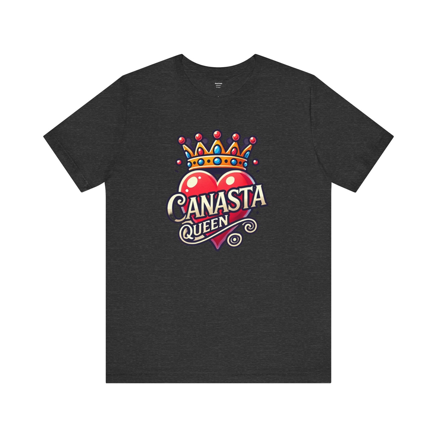 Canasta Queen Crown and Heart - Graphic Unisex Tee