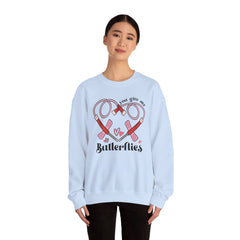 You Give Me Butterflies - Unisex Heavy Blend™ Crewneck Sweatshirt