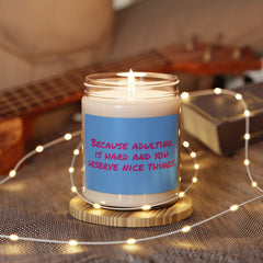 Scented Candle - Stress Relief Gift for Him or Her, 9oz