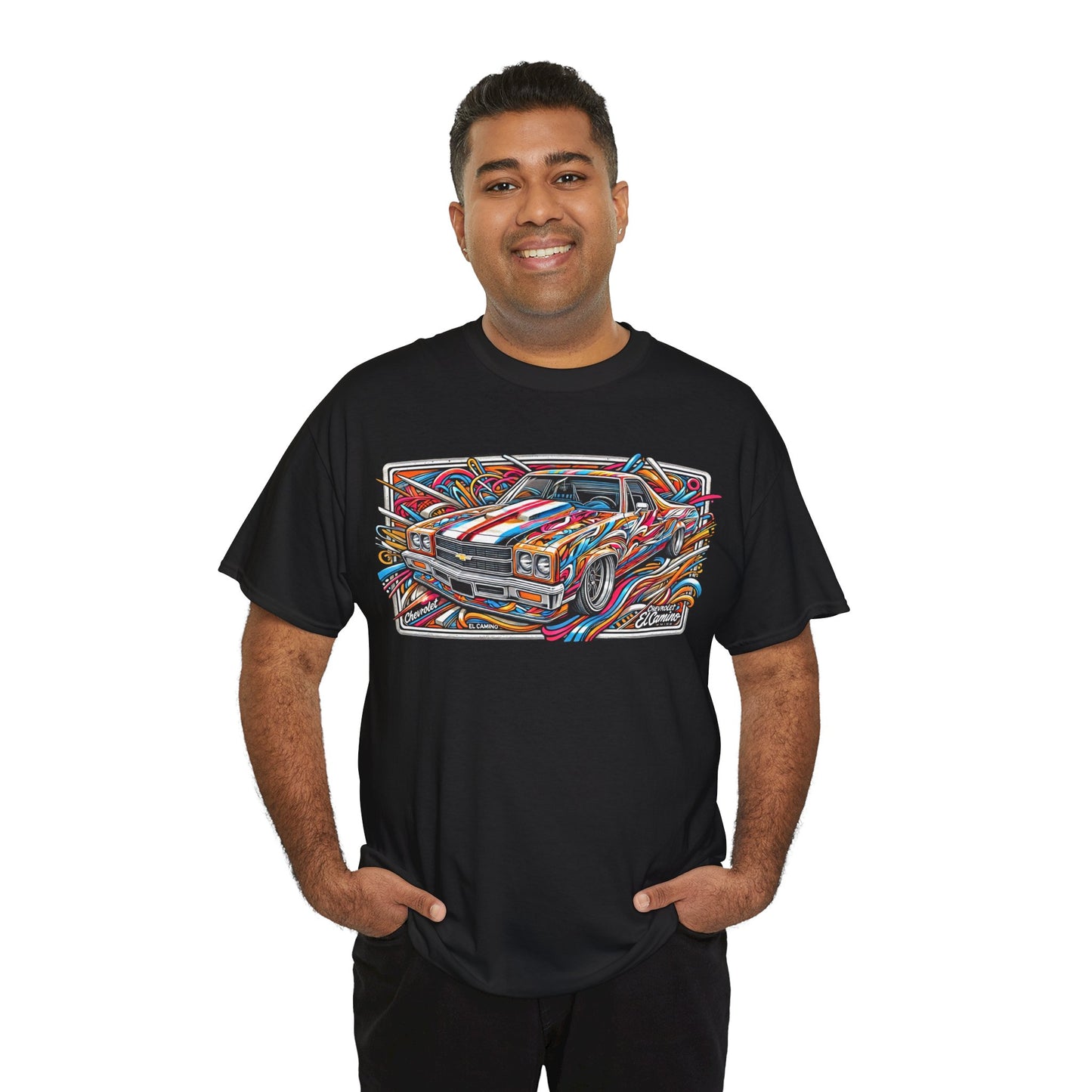 Graffiti Mania Chevrolet El Camino Graphic - Unisex Heavy Cotton Tee