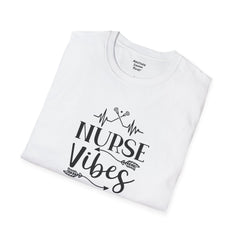 Nurse Vibes - Unisex Softstyle T-Shirt | Nurse Awareness, Medical Wear, Gift For Her, Scrubs Lover, Hospital Staff Gift, Registered Nurse,RN