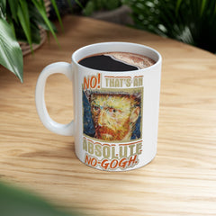 Inspirational Ceramic Mug - Funny Van Gogh  "Not an Absolute No" - Perfect for Motivation and Gift Giving