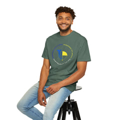 Blue French Horn & Yellow Umbrella T-Shirt — HIMYM Fan Tee