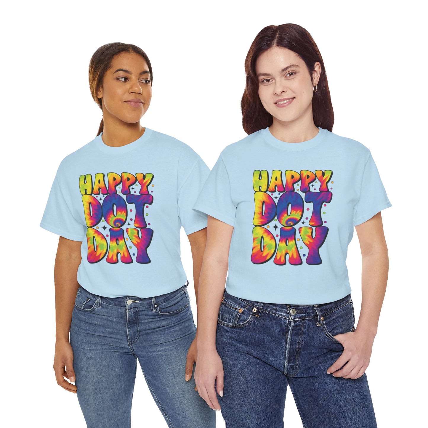 HAPPY DOT DAY - Graphic Unisex Heavy Cotton Tee