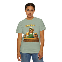 Golden Retriever Brewer Beer T-Shirt — Cute Brew-Dog Graphic Tee