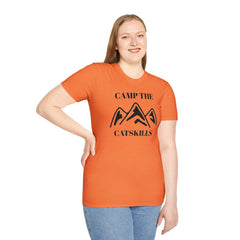 Camp The Catskillsi Unisex Softstyle T-Shirt  Catskill Mountains New York