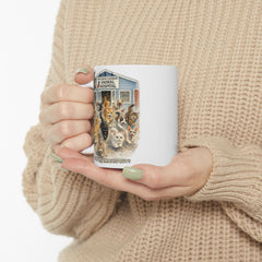 Who Let The Cats Out Baldwin Harbor Animal Hospital Ceramic Mug – (11oz/15oz)