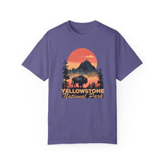 Yellowstone National Park Graphic, Comfort Colors Soft Relaxed Fit Unisex Garment-Dyed T-shirt