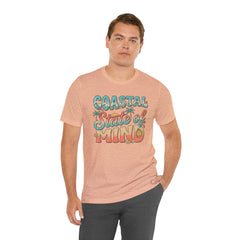 Coastal State of Mind Tee — Retro Beach Graphic T-Shirt