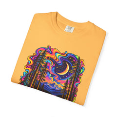 Mystical Psychedelic Moonlit Forest T-Shirt