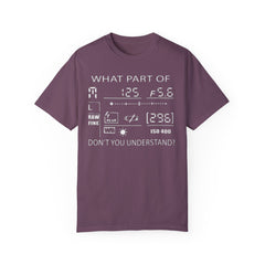 CAMERA DISPLAY, Graphic Unisex Garment-Dyed T-shirt