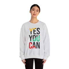 YES YOU CAN - Unisex Heavy Blend™ Crewneck Sweatshirt