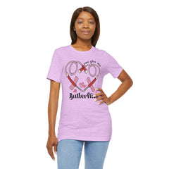 Phlebotomist Heart Butterflies Tee