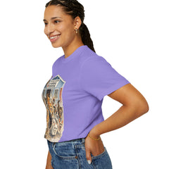 Front Graphic "Who Let the Cats Out?" Baldwin Harbor Animal Hospital Cute Vet Clinic T Shirt
