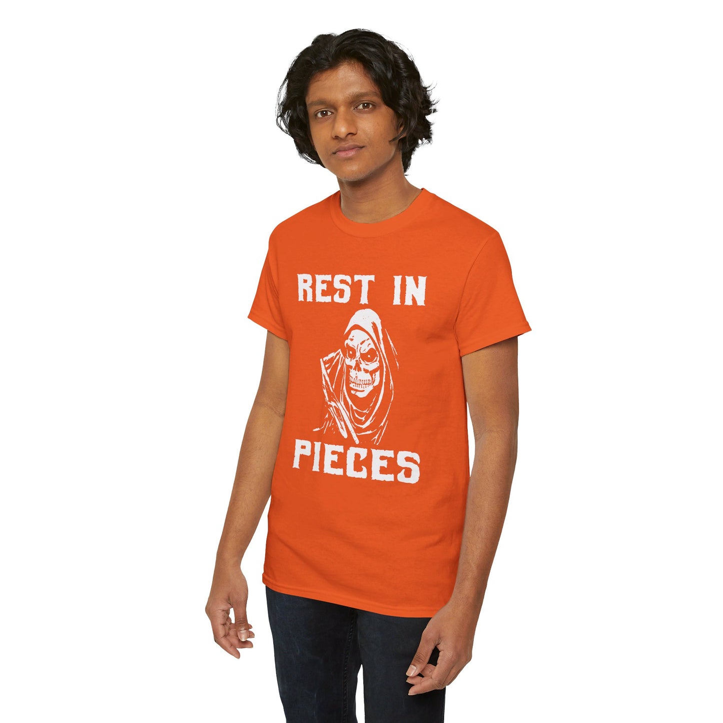 REST IN PIECES Ghoul Graphic, Unisex Heavy Cotton Tee