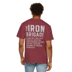 Iron Brigade Civil War Battles Unisex Garment-Dyed T-Shirt - Vintage Military Graphic Tee