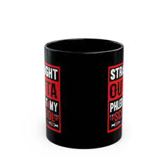 Black Mug with Phlebotomy Design – Perfect Gift for Medical Students, Coffee Lovers, Graduation, Back to School, or Study Sessions