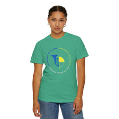 Blue French Horn & Yellow Umbrella T-Shirt — HIMYM Fan Tee