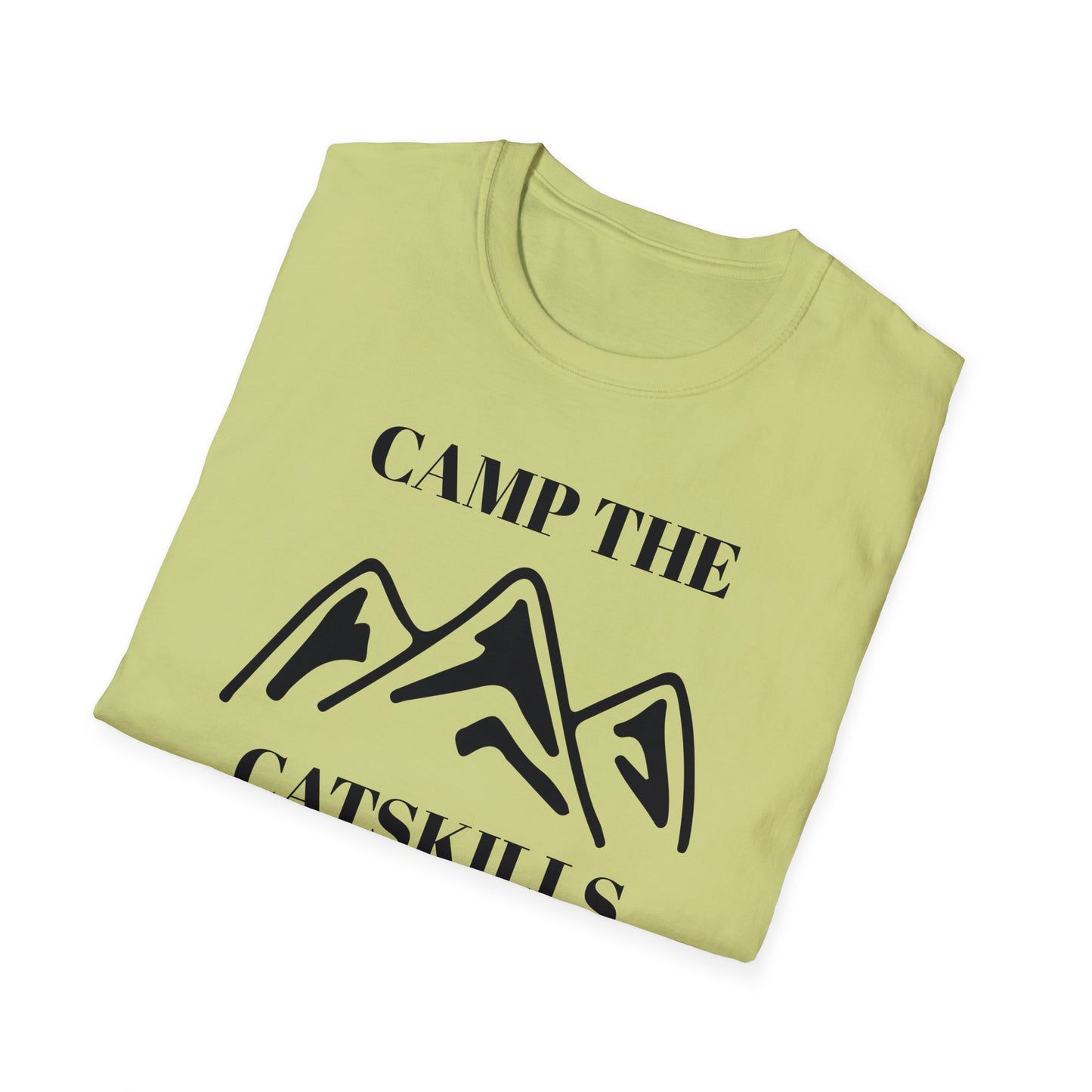 Camp The Catskillsi Unisex Softstyle T-Shirt  Catskill Mountains New York