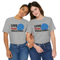 Live Love Volleyball T Shirt,gift for her,gift for him,volleyball gift,sports tee,team shirt,player gift,coach gift,Love Volleyball,Spike it