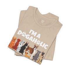 I'm a Dogaholic Unisex Jersey Tee - Perfect Gift for Dog Lovers