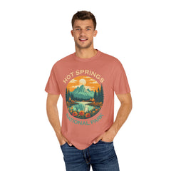 Hot Springs National Park Graphic, Comfort Colors Soft Relaxed Fit Unisex Garment-Dyed T-shirt