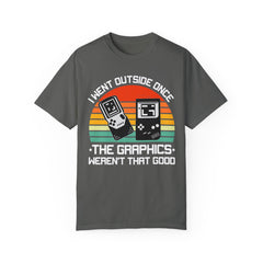 Retro Gamer Unisex T-Shirt - "I Went Outside Once"