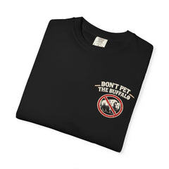 Wyoming Funny Roadtrip T-Shirt — "Three Things You Don’t Do in Wyoming" Adventure Tee