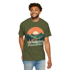 Shenandoah National Park Graphic, Comfort Colors Soft Relaxed Fit Unisex Garment-Dyed T-shirt