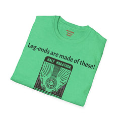 Leg Amputee Humor - Unisex Softstyle T-Shirt / Running a Marathon / One Leg Humor / Awards Medal / Funny Story / One Leg Warrior