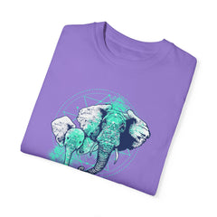 Elephant Portrait of Wrinkles - Unisex Garment-Dyed T-shirt
