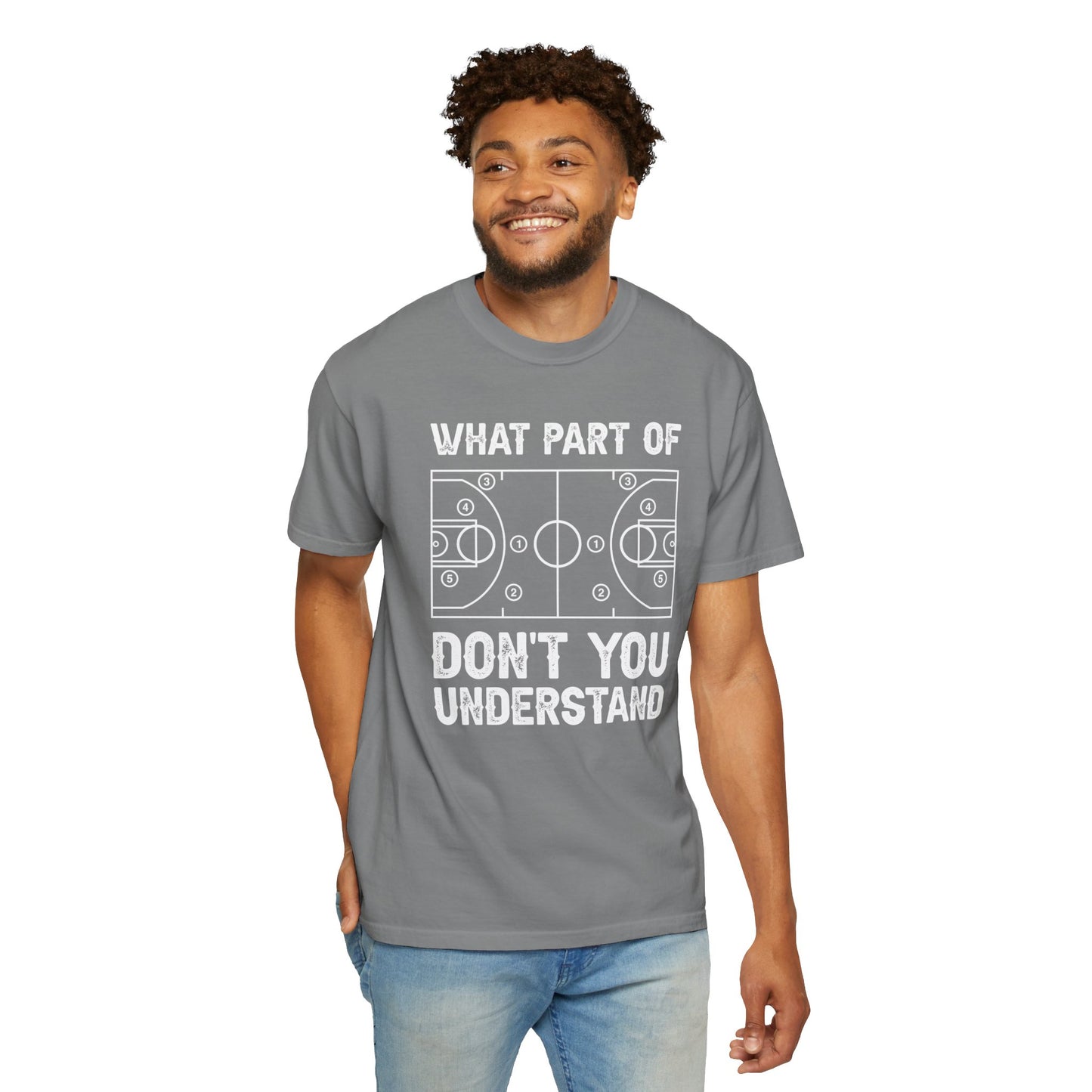 What Part of Basketball Don't You Understand, Comfort Colors Unisex Garment-Dyed T-shirt