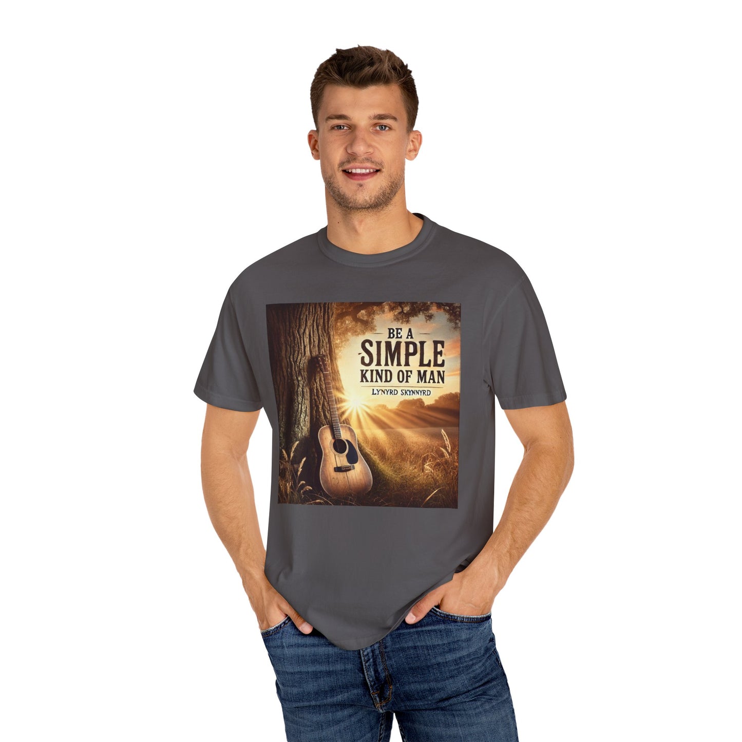 Music Lynyrd Skynyrd Inspired Simple Man Graphic - Unisex Comfort Colors Shirt