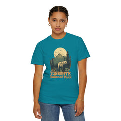 Yosemite National Park Graphic, Comfort Colors Soft Relaxed Fit Unisex Garment-Dyed T-shirt