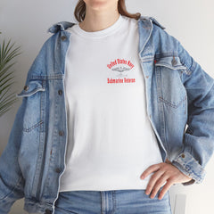 SUBMARINER RED Friday T Shirt with Fouled Anchor, American Flag, FBM / Boomer Silhouette. Remember Everyone Deployed, Dolphins