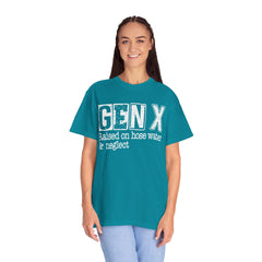 GEN X FUNNY graphic, Raised on Hose Water and Neglect, Retro Comfort Colors 1717, unisex garment-dyed t-shirt, gift for him, gift for her, Birthday gift tee, Vintage Style graphic tee, Fathers Day Shirt