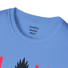 ALOHA with A PineApple Center Unisex Softstyle T-Shirt  Hawaii is so overrated. Grab a T Shirt and a PinaColada instead.