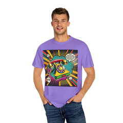 80s Music Telephone Line - Graphic Comfort Colors Garment Dyed Shirt