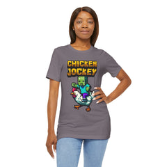 Video Game Chicken Jockey Tee - Unisex Short Sleeve T-Shirt
