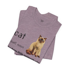 Cat Sociopath Defintion - Unisex Jersey Short Sleeve Tee
