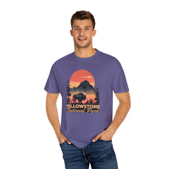 Yellowstone National Park Graphic, Comfort Colors Soft Relaxed Fit Unisex Garment-Dyed T-shirt