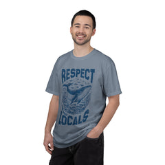 Respect the Locals Whale T-Shirt — Marine Conservation Graphic