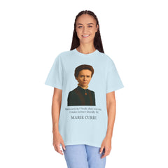 Marie Curie Portrait T‑Shirt — "I Make Science Literally Lit" Science Tee
