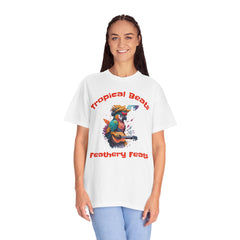 Tropical Beats Graphic T-Shirt — Feathery Feats Design